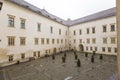 Fagaras fortress - interior yard Royalty Free Stock Photo