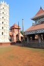 The Shanta Durga Temple in Goa, India, a famous temple of the Hindus Royalty Free Stock Photo