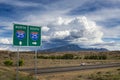 View of the Interstate 25 in the State of New Mexico Royalty Free Stock Photo