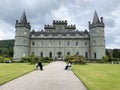 A view of Inverary Castle in Scotland Royalty Free Stock Photo