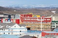 Colorful rooftops in Iqaluit, Nunavut, Canada