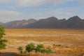 View of Iranian desert and mountains, Iran