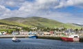 View of the Irish coastal town of Dingle.