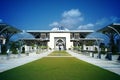 View of the Iron Mosque Masjid Tuanku Mizan Zainal Abidin in the