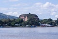 View of the Irrawaddy River and Mingun Pagoda