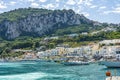 View of the Island of Capri, Amalfi Coast, Italy