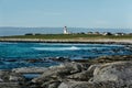 Alnes lighthouse in Godoy island