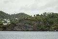 View of the island Grenada, St. George's, Caribbean Royalty Free Stock Photo