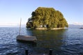 View island of Lake Geneva Royalty Free Stock Photo