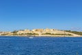 View of the island Manoel from the forts Valletta