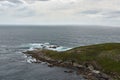 View of the island of Onza or Onceta in the Ons archipelago, Pontevedra, Atlantic Islands national park Royalty Free Stock Photo