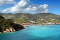 View of the Island of Saint Thomas, USVI Royalty Free Stock Photo