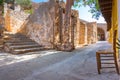 View of the island of Spinalonga island, Elounda, Crete, Greece.