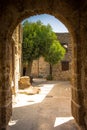 View of the island of Spinalonga island, Elounda, Crete, Greece.