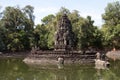 View of the island temple Preah Neak Pean on a sunny day