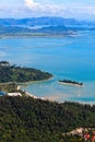 View of the islands of Lankawi Royalty Free Stock Photo