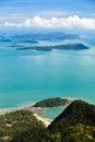 View of the islands of Lankawi Royalty Free Stock Photo