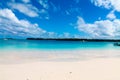 View from the Isle of Pines, New Caledonia Royalty Free Stock Photo
