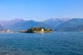 View of Isola Bella from Stresa town, Italy Royalty Free Stock Photo