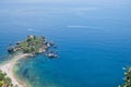 View of Isola Bella in Taormina, Sicily, Italy, Royalty Free Stock Photo