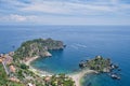 View of Isola Bella in Taormina, Sicily, Italy, Royalty Free Stock Photo