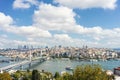 View of Istanbul across the Golden Horn Royalty Free Stock Photo