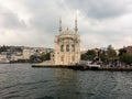 View of Istanbulfrom Bosporus. Ancient mosque.