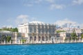 View of Istanbul and Dolmabahche palace Royalty Free Stock Photo