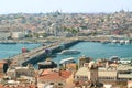 View on Istanbul from Galata tower Royalty Free Stock Photo