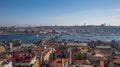A view of istanbul from galata tower Royalty Free Stock Photo