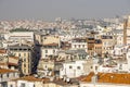 View of Istanbul from the height of the Galata Tower. The architecture of the historic old part of Istanbul Royalty Free Stock Photo