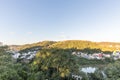 View of Itajai river at Blumenau, Santa Catarina. Royalty Free Stock Photo