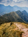 View of Italian Alpine Region and the near Mountains near lake I