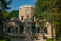 View of Iulia Hasdeu Castle in Campina, Romania