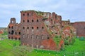 View of IV prison case from Golovina tower in Fortress Oreshek near Shlisselburg, Russia