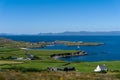 View of the Iveragh Peninsula and Kells Bay in County Kerry