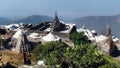 View of Jain temple on the holy mountain of Girnar, also known as Girinagar or Revatak Parvata