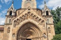 View at Jaki Chapel near Vajdahunyad castle in Budapest, Hungary Royalty Free Stock Photo