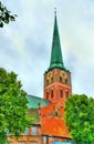 View of Jakobikirche, St. Jakobi Church in Lubeck, Germany Royalty Free Stock Photo