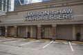 View of Jamison Shaw Hairdressers with boarded up windows from riots and looting the night before