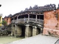 View of the Japanese Covered Bridge Cau Chua Pa