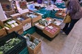 A view of a Japanese grocery market.