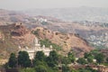 View of Jaswant Thada, cenotaph, from Mehrangarh fort Jodhpur,Rajasthan, India, Thada was built by Maharaja Sardar Singh, built of