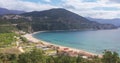 View of Jaz Beach, Montenegro