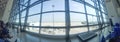 View on jeddah airport at the afternoon