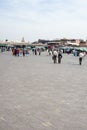 View of Jemaa el fna, Marrakech, Morocco Royalty Free Stock Photo