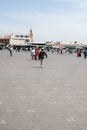 View of Jemaa el fna, Marrakech, Morocco Royalty Free Stock Photo