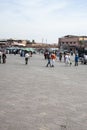 View of Jemaa el fna, Marrakech, Morocco Royalty Free Stock Photo