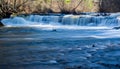 View of Jennings Creek Waterfalls in the Blue Ridge Mountains Royalty Free Stock Photo