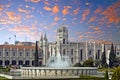 View on Jeronimos monastery in Lisbon Portugal